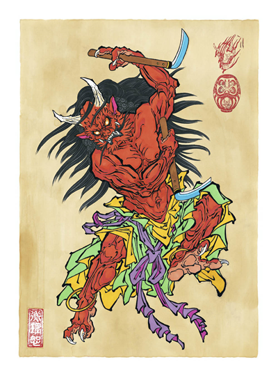 HM - Draw of the Orient - Oni Red