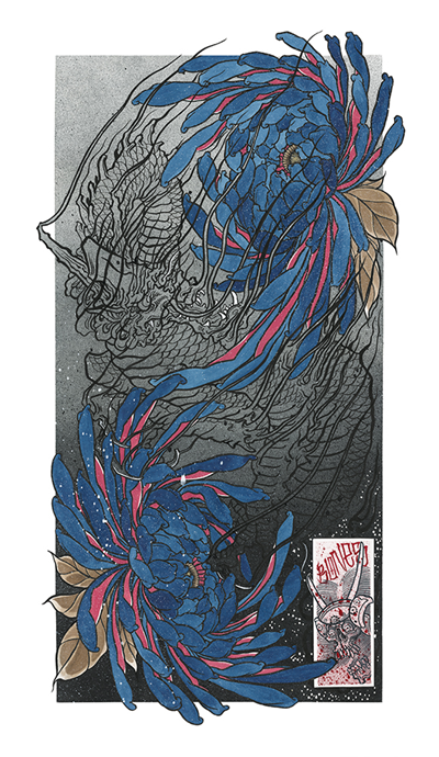 BB - Draw of the Orient 2019 - Blue Chrysanthemum