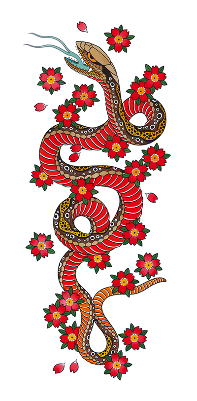 DS - Snake Cherry Blossom