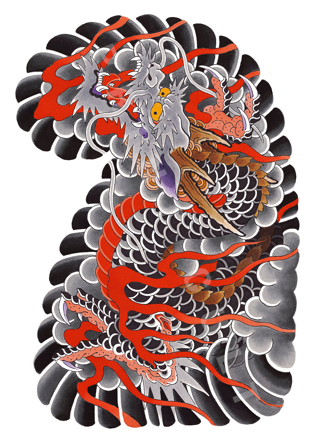 Half Sleeve - Dragon 1