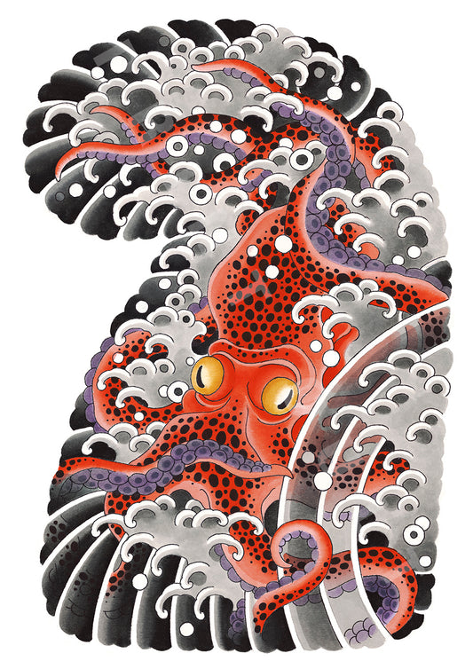 Half Sleeve - Octopus