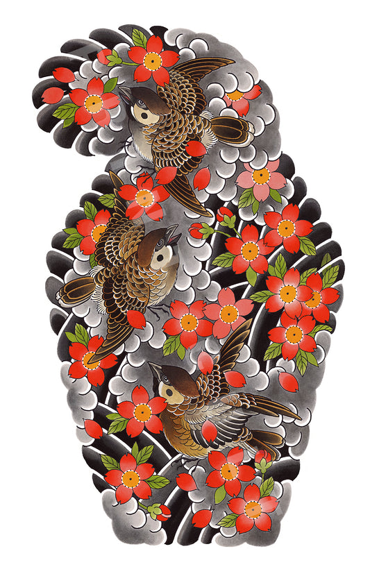 Full Sleeve - Sparrows