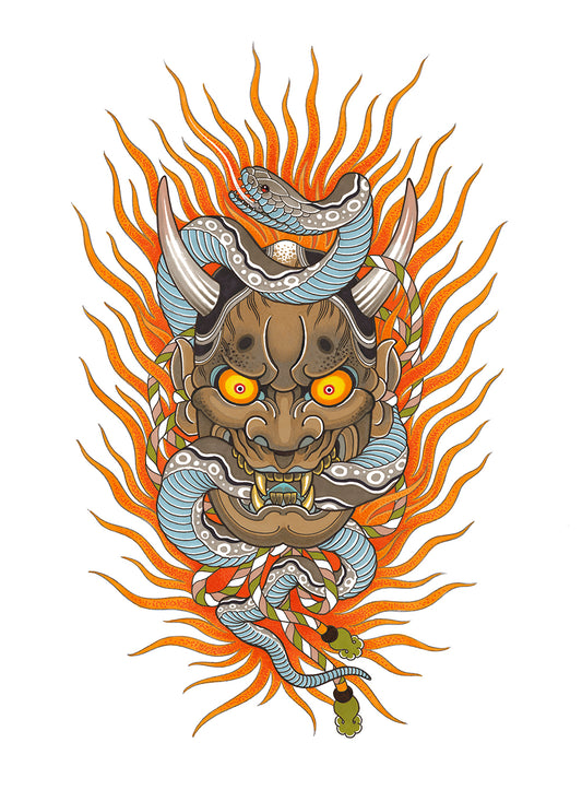 Flame Hannya