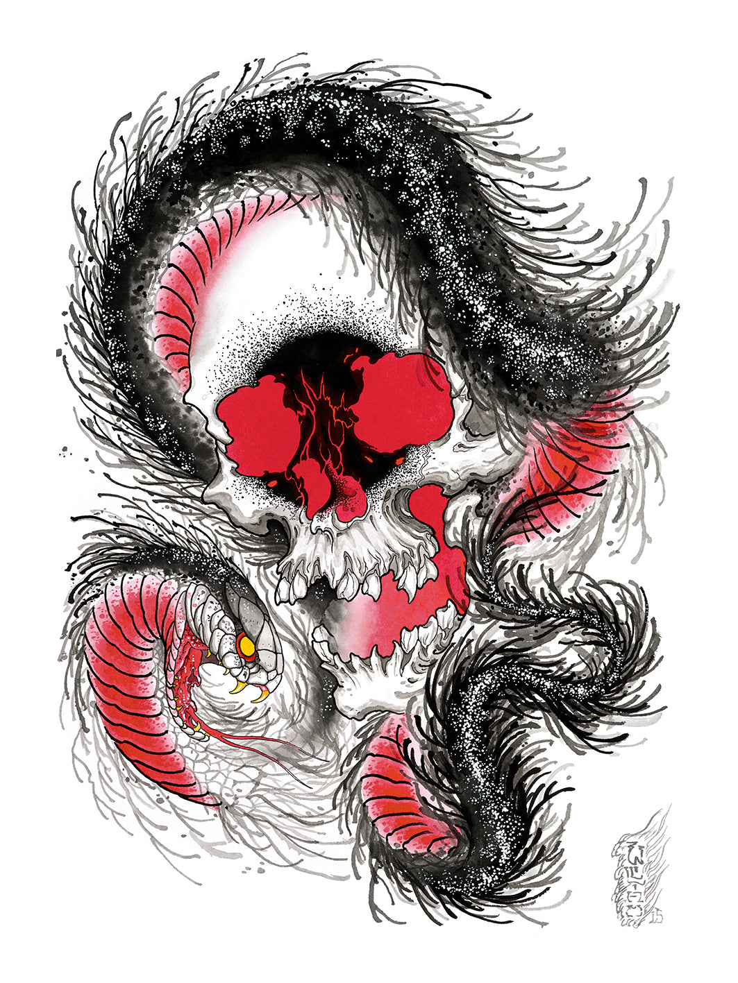 Skull Snake No2